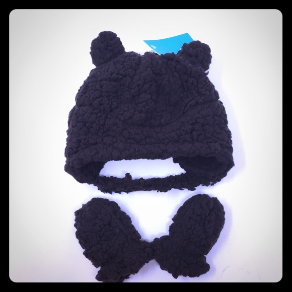 Capelli of New York Other - 4/$25 NEW Capelli Brown Beanie Mitten Set 6-12 Mo